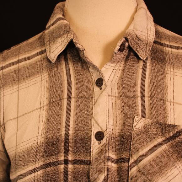 Westport 1962 Super Soft Lightweight Flannel, Roll Tab Sleeves, sz Small PETITE - Picture 2 of 11